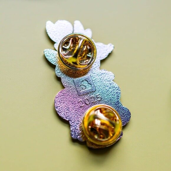 Limited Edition Snake Enamel Pin - Five Lucky Bamboo - Year of the Snake Brooch - Picture 5 of 9